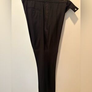 Ralph Lauren Black Wool tuxedo Dress Pants